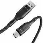 VEGER AC03 andmeedastus- ja laadimiskaabel | USB-A kuni USB-C | 100W | 1.2m | must
