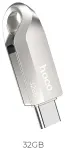Pendrive 32GB USB 3.0 (USB A + USB C) Hoco UD8 nickel