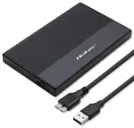 Qoltec alumiiniumkorpus | SSD HDD 2.5'' ketas | SATA | USB 3.0 | Super kiirus 5GB/s | 2TB | Must