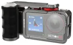Puluz metallist kaitse&uuml;mbris k&auml;epidemega DJI Osmo Action 5 Pro / Action 4 / Action 3 jaoks