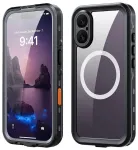 SHELLBOX DOT Waterproof telefoni &uuml;mbris MagSafe toega iPhone 17 must