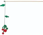 J&otilde;ulukassim&auml;nguasi &ndash; Trixie Xmas playing rod mistletoe, wood, 48 cm