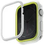 UNIQ Moduo nutikella &uuml;mbris Apple Watch Series 4/5/6/7/8/SE/SE2 (44/45 mm) jaoks | laimiroheline-valge