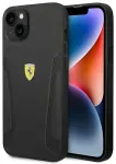 Ferrari FEHCP14MRBUK iPhone 14 Plus 6,7" must|black hardcase Leather Stamp Sides