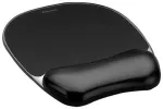 Hiirealus Fellowes Crystal Gel, Black, Ergonoomiline Geelrandmetugi
