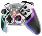 iPega 9666HH Bluetooth RGB m&auml;ngupult Android/iOS/PS3/PS4/PC/N-Switch seadmetele, hall (kahjustatud pakend)