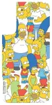 Paneel Samsung GP-TOU021HOWYW Frame Cover &uuml;mbrikule Galaxy S22 Simpsons Mix valge|white