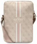 Guess PU 4G Printed Stripes Tablet Bag 10" roosa | Pink