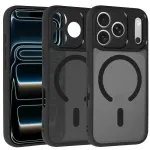 Full Matte telefoni &uuml;mbris MagSafe toega Samsung Galaxy Z Flip 8 (F776) must