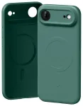Mercury Semi-Silicone telefoni&uuml;mbris MagSafe toega iPhone 17 Air jaoks, roheline