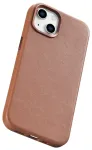 iCarer Case nahast &uuml;mbris iPhone 14 Plus pruun (MagSafe &uuml;hilduv)