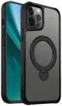 Etteri Matt Mag Ring telefoni &uuml;mbris alusega ja MagSafe toega iPhone 12 | iPhone 12 Pro must