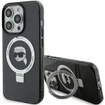 Karl Lagerfeld KLHMP15XHMRSKHK iPhone 15 Pro Max 6.7" black|black hardcase Ring Stand Karl Head MagSafe