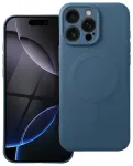 Silicone Mag Cover telefoni &uuml;mbris MagSafe toega iPhone 16 Pro Max sinine