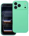 Silicone 2mm telefoni &uuml;mbris MagSafe toega iPhone 17 Pro Max roheline