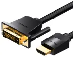 HDMI-DVI (24+1) kaabel Vention ABFBI 3m, 4K 60Hz / 1080P 60Hz (must)