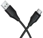 Hoco X124 andmeedastus- ja laadimiskaabel | USB-A kuni USB-C | 15W | 1m | must