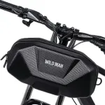 Jalgrattakott raamile WILDMAN XT9 XL 3.5L hoidikuga, must