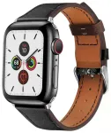 Fusion Accessories nutikella rihm Apple Watch (38/40 mm) jaoks | nahkne | must