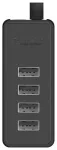 Orico W5P-30 USB kuni 4x USB 2.0 jaoturi adapter (must)
