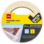 Paberist maalriteip Deli 50mmx45.7m 145mikr, 1tk, valge
