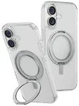 Case UNIQ Swivix for iPhone 16 360 Rotating Kickstand transparent