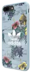 Adidas Floral Case plastmassist &uuml;mbris Apple iPhone X | XS jaoks, sinine (EU Blister)