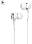 iKAKU KSC-401 Universaalsed kerged HiFi sisek&otilde;rvaklapid 3.5mm mikrofoniga 1.2m valged