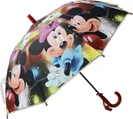 Riff lastekas vihmavari Mickey Mouse mustriga (l&auml;bim&otilde;&otilde;t 75 cm) Red