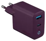 Forever Vibe-TC45AC reisilaadija | 45W | PD, QC, GaN | USB-C, USB-A | punane