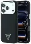Guess Grained Triangle Logo telefoni &uuml;mbris MagSafe toega iPhone 18 Pro Max | iPhone 17 Pro Max must