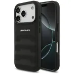 AMG Leather Debossed Lines Logo telefoni &uuml;mbris iPhone 18 Pro | iPhone 17 Pro must