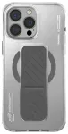 Skinarma case Axon iPhone 16 Pro Max 6.9" Magnetic Charging + Grip Stand titanium