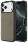 Mercedes Leather Vintage Logo MagSafe toega &uuml;mbris telefonile iPhone 17 Pro Max, taupe