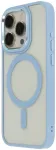Satin Elegant telefoni &uuml;mbris MagSafe toega iPhone 14 Pro sinine