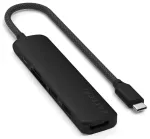 Satechi ST-P6SK 6-in-1 USB-jaotur | USB-C kuni HDMI, USB-C, USB 3.0, USB 2.0, SD, microSD | 100W | must