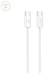 T-PHOX CC15 SERIES andmeedastus- ja laadimiskaabel | USB-C kuni USB-C | 60W | 2m | valge