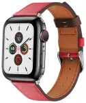 Fusion Accessories nutikella rihm Apple Watch (38/40 mm) jaoks | nahkne | punane