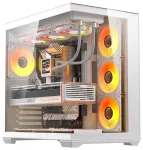 DarkFlash C280 arvutikorpus (valge) + 7 ventilaatorit