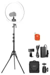 Neewer SRP18C 17cm Selfie Kit with Round LED Phone Light