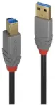 Lindy Anthra Line - USB-kaabel - USB A-t&uuml;&uuml;pi USB B-t&uuml;&uuml;pi - 1 m