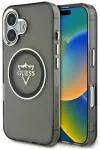 Etui Guess IML Metal Mountain Logo        MagSafe do iPhone 16 czarny