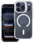 Lens Mag telefoni &uuml;mbris MagSafe toega iPhone 17 Pro Max | iPhone 18 Pro Max valge (kaamera kaitsega)