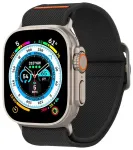 Spigen Fit Lite nutikella rihm Apple Watch 4/5/6/7/SE/Ultra (42/44/45/49 mm) jaoks | nailonist | must