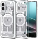 Spigen Ultra Hybrid Mag Case with MagSafe for Samsung Galaxy S25 Edge with Print - White