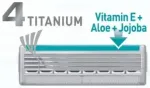 Wilkinson Sword Quattro Titanium Sensitive ( 8 pcs ) - Spare head