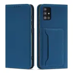 Magnet Card raamatut&uuml;&uuml;pi telefoni &uuml;mbris Samsung Galaxy A12 (A125) sinine