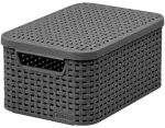 Kaanega karp Style S 29,1x19,8x14,2cm tumehall