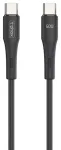T-PHOX GENTLE andmeedastus- ja laadimiskaabel | USB-C kuni USB-C | 60W | 1m | must