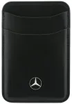 Magnetiline kaarditasku Mercedes Leather, must